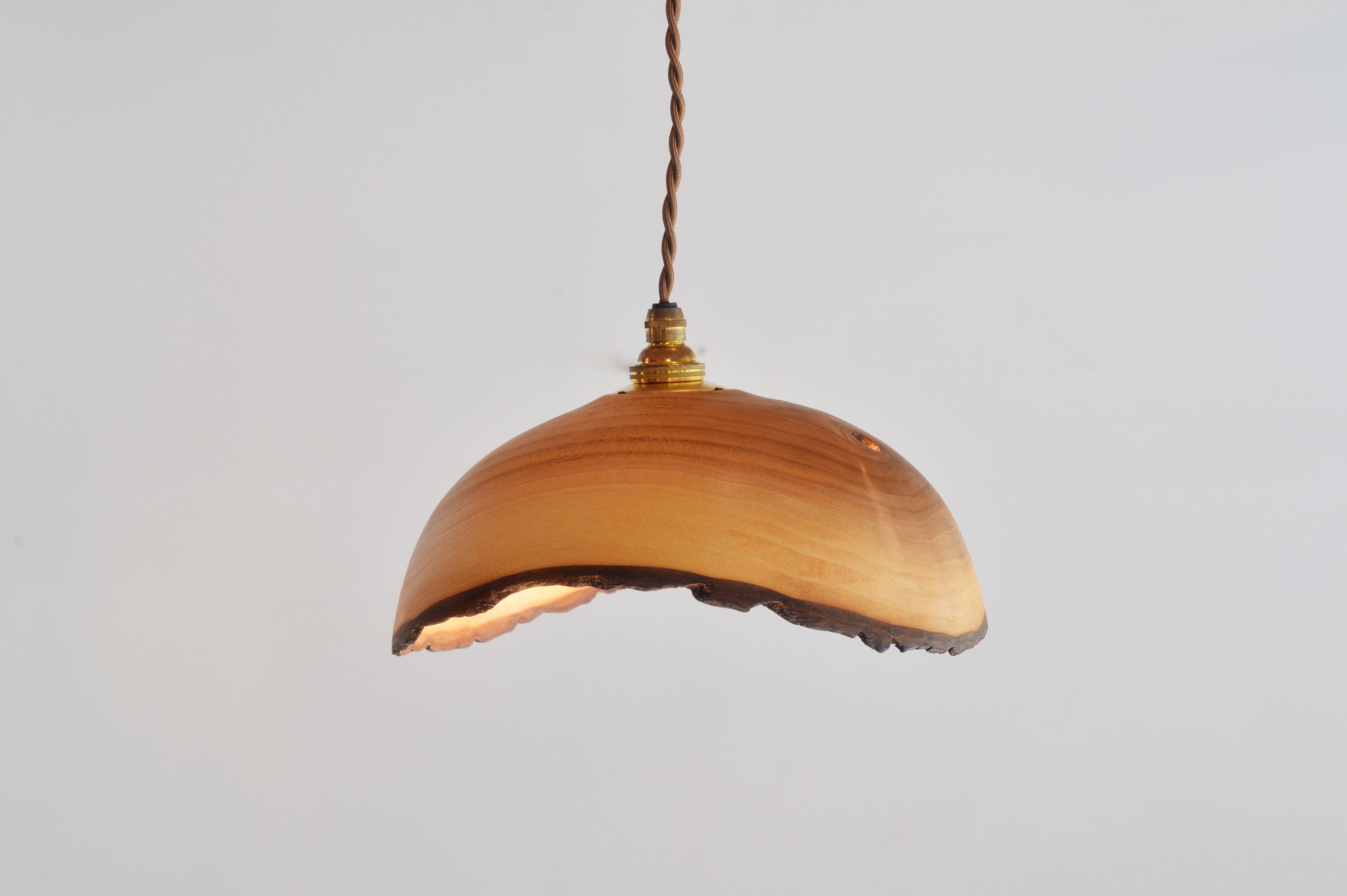 Yoshitaka Nakaya Lamp Shade _ Walnut φ240