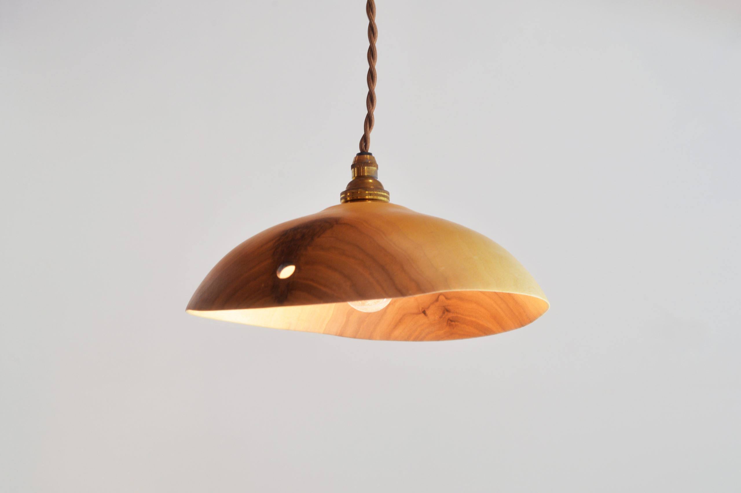 Yoshitaka Nakaya Lamp Shade _ Walnut φ250